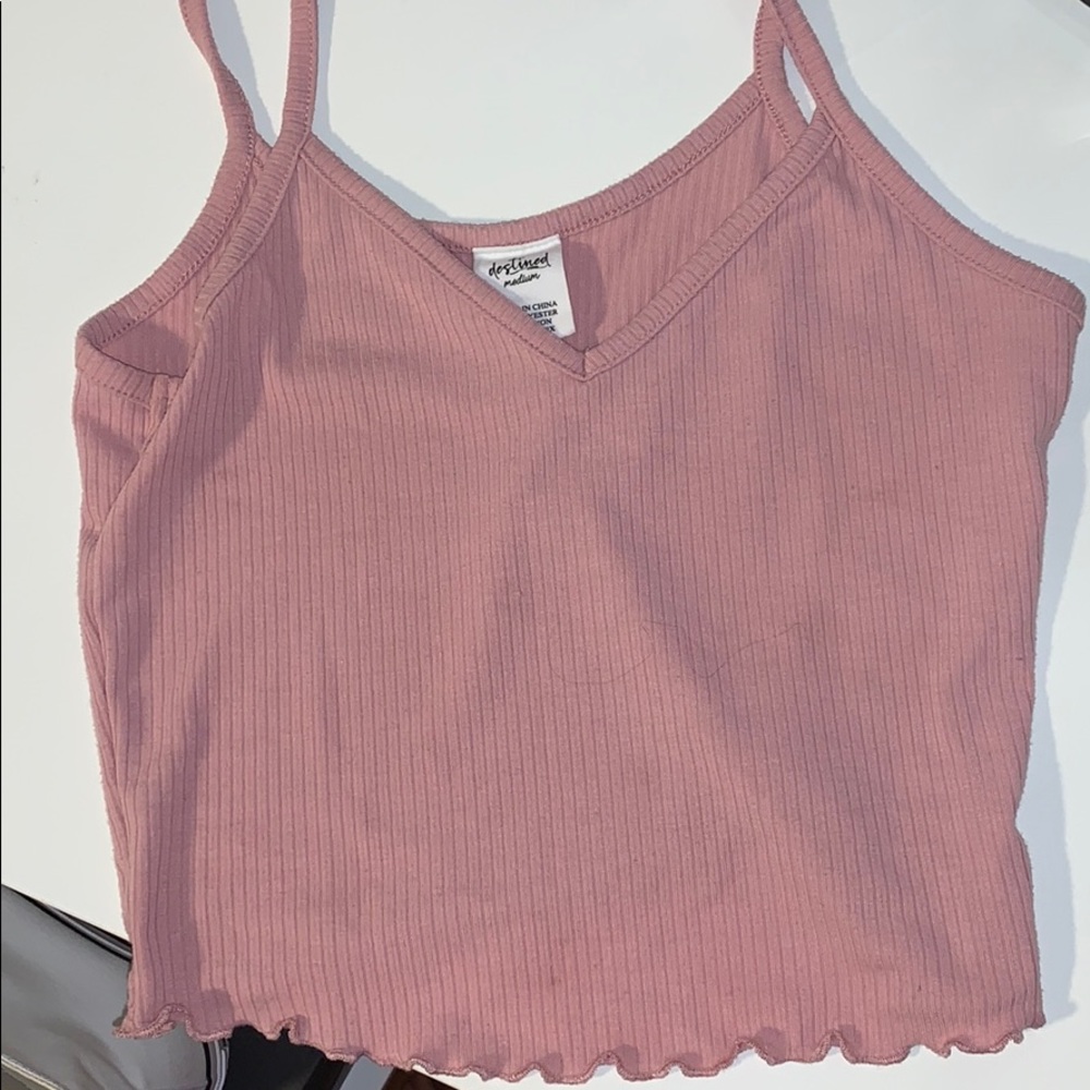 Pink tank top